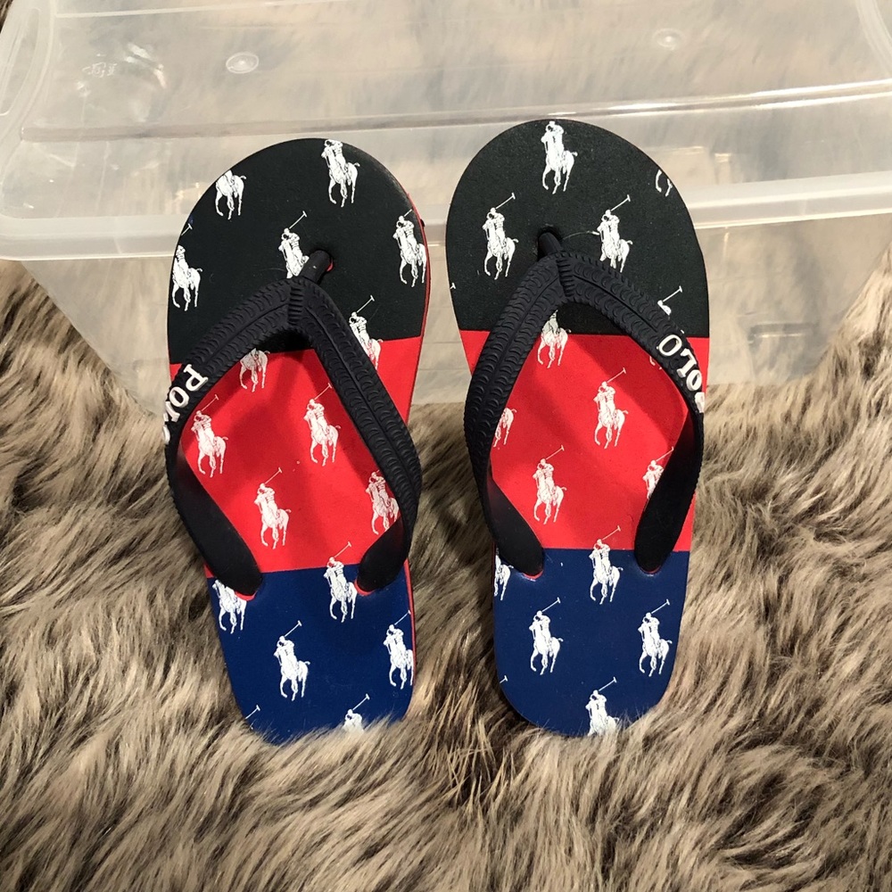 POLO RALPH LAUREN LITTLE BOYS FLIP FLOPS
